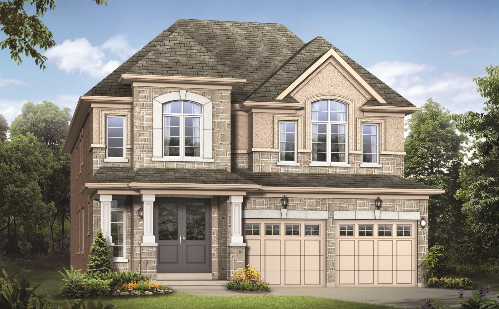 On The Ridge exterior rendering